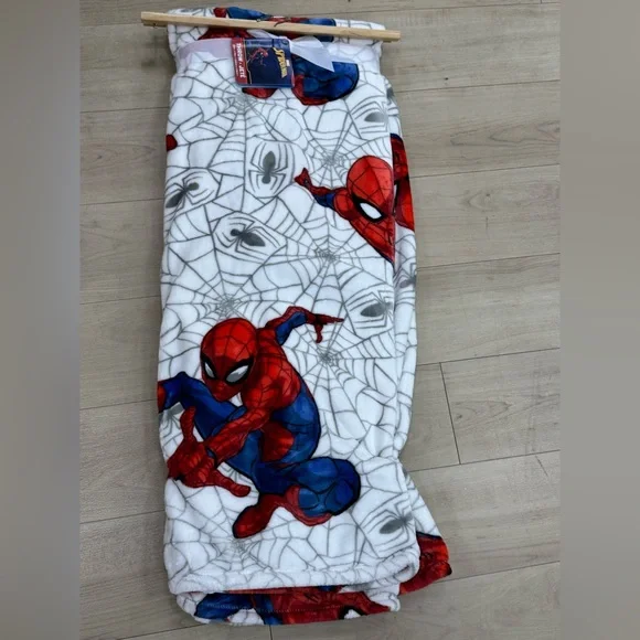 Marvel Spider-Man Red and Blue Throw Blanket